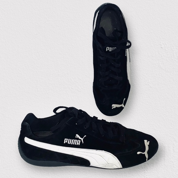 Puma Shoes Puma Speedcat Ls Womens Driving Shoe Black Suede Sz 6